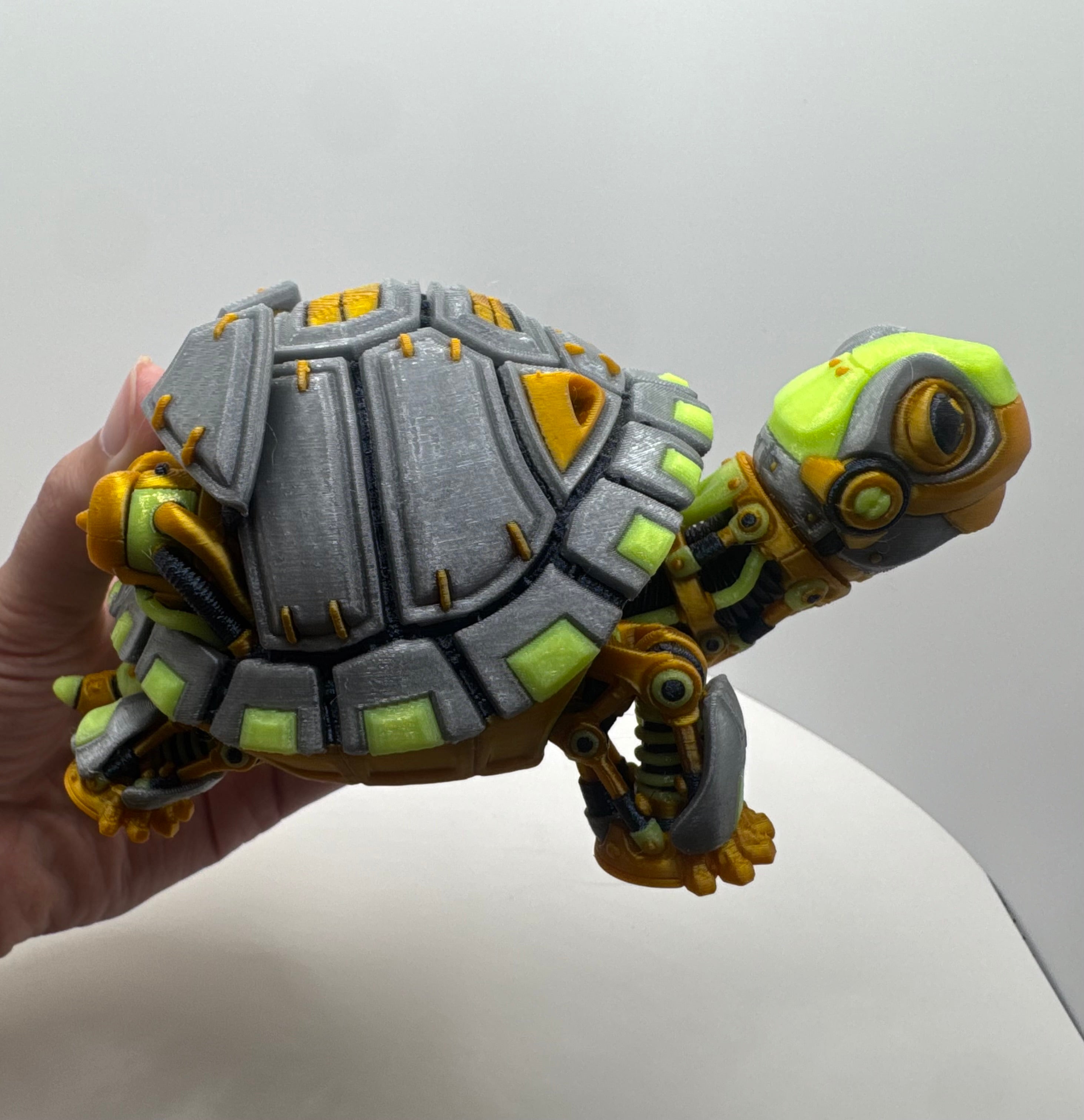 Robotic Articulated Turtle - Lime Green