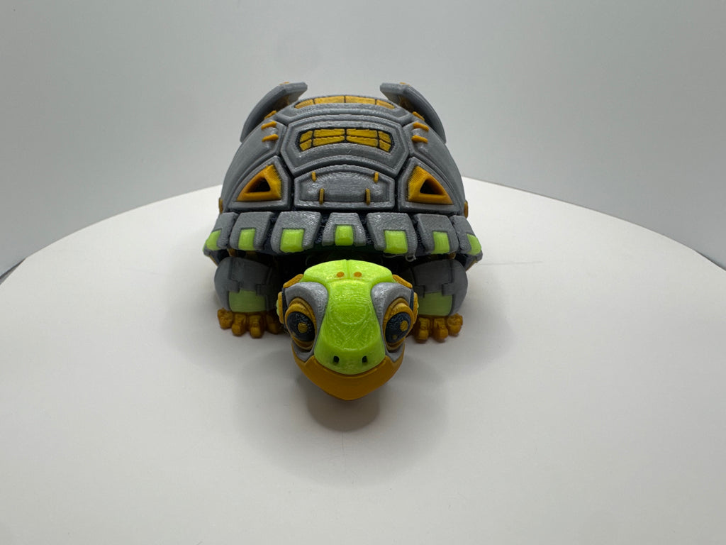 Robotic Articulated Turtle - Lime Green