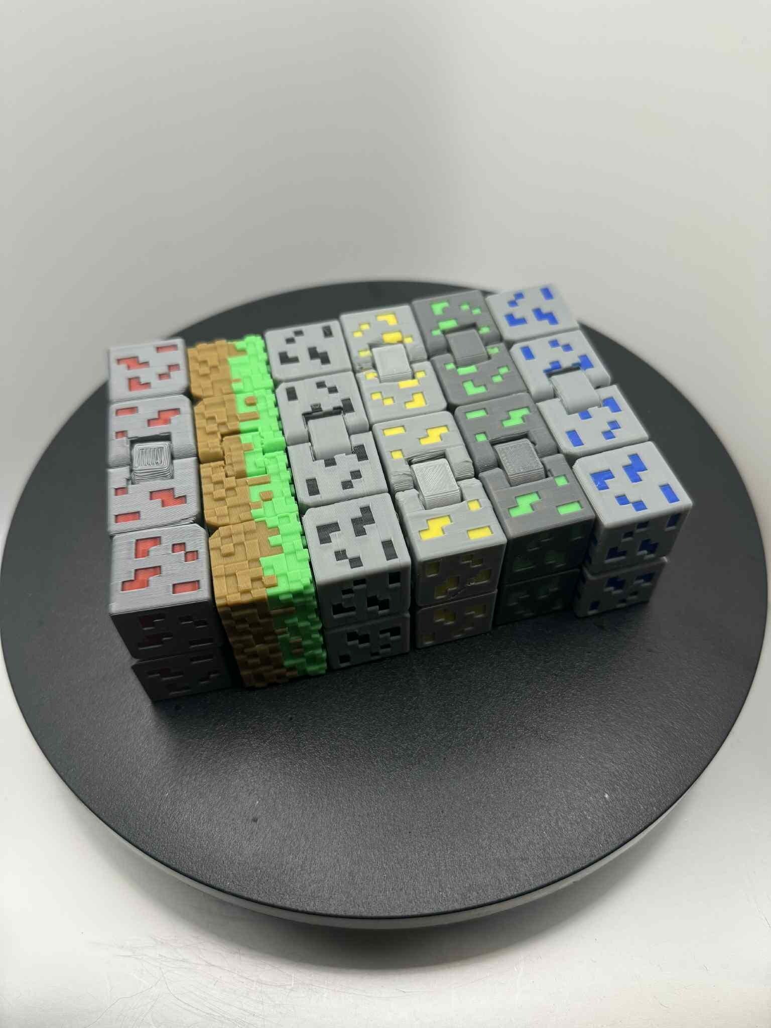 Minecraft-Inspired Fidget Blocks