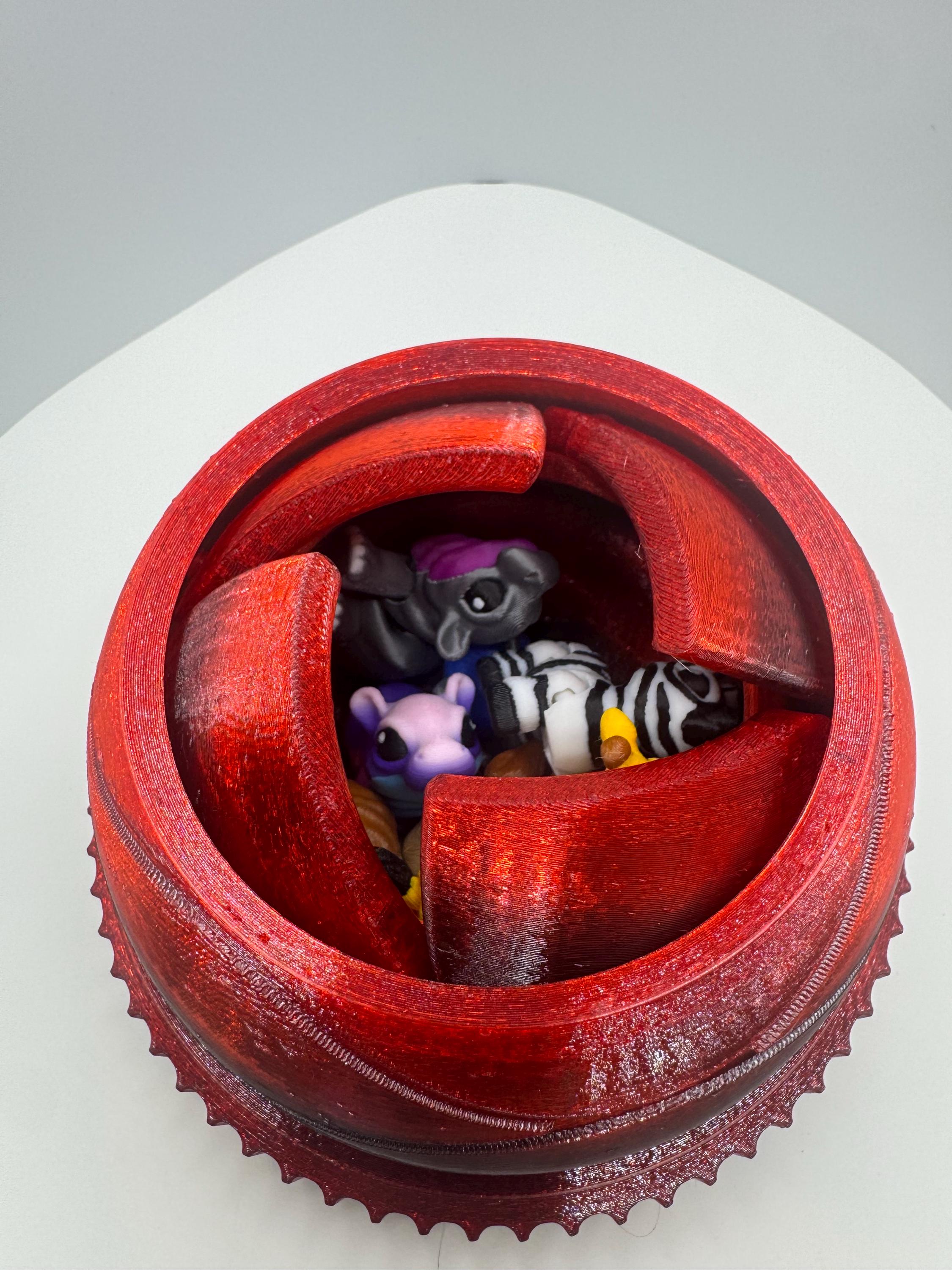 3D Printed Mini Safari Animals | Articulated Fidget & Collectible Set
