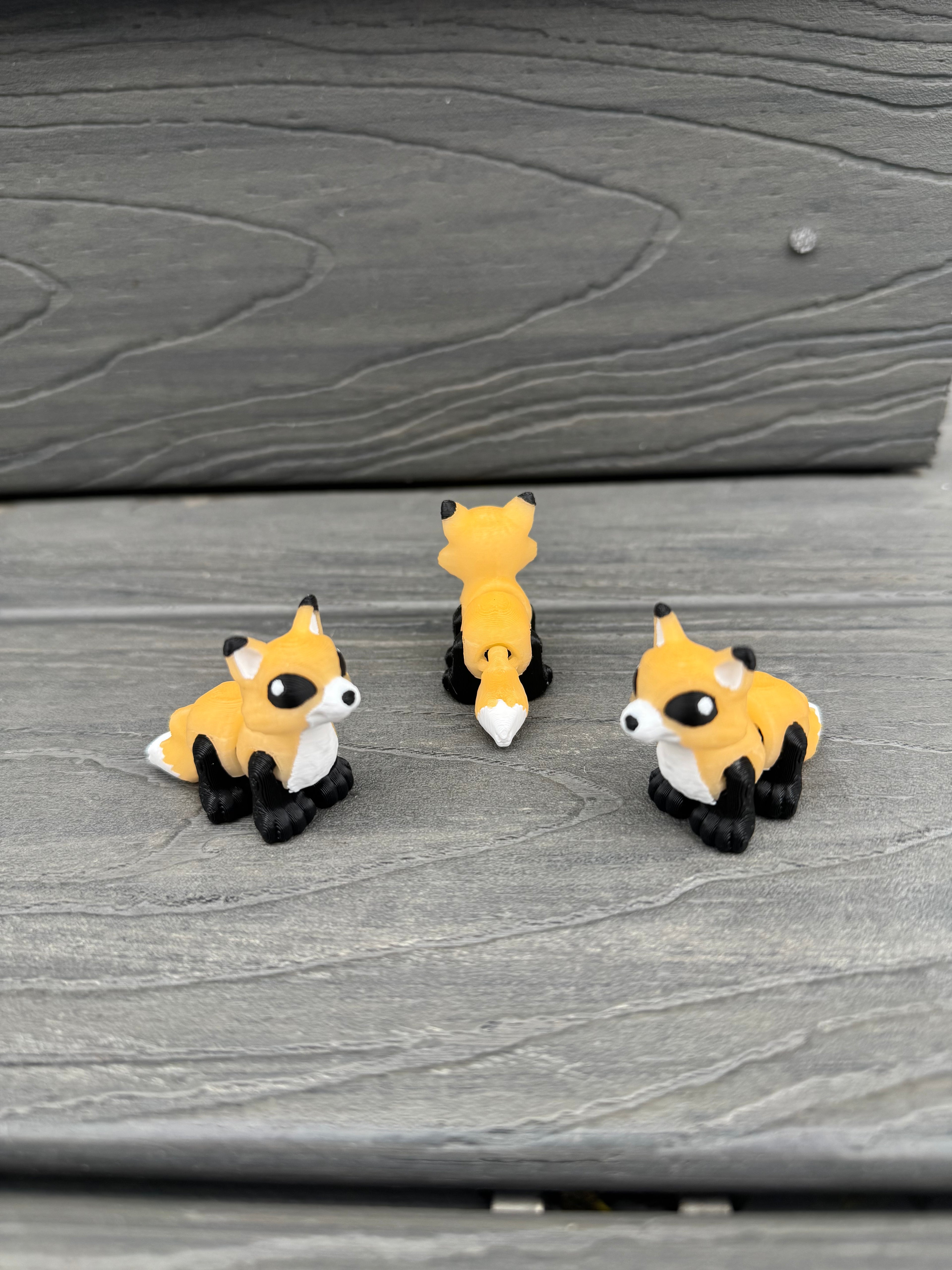 Fox Changeling - 3D Printed Hatchipal Mini Animal