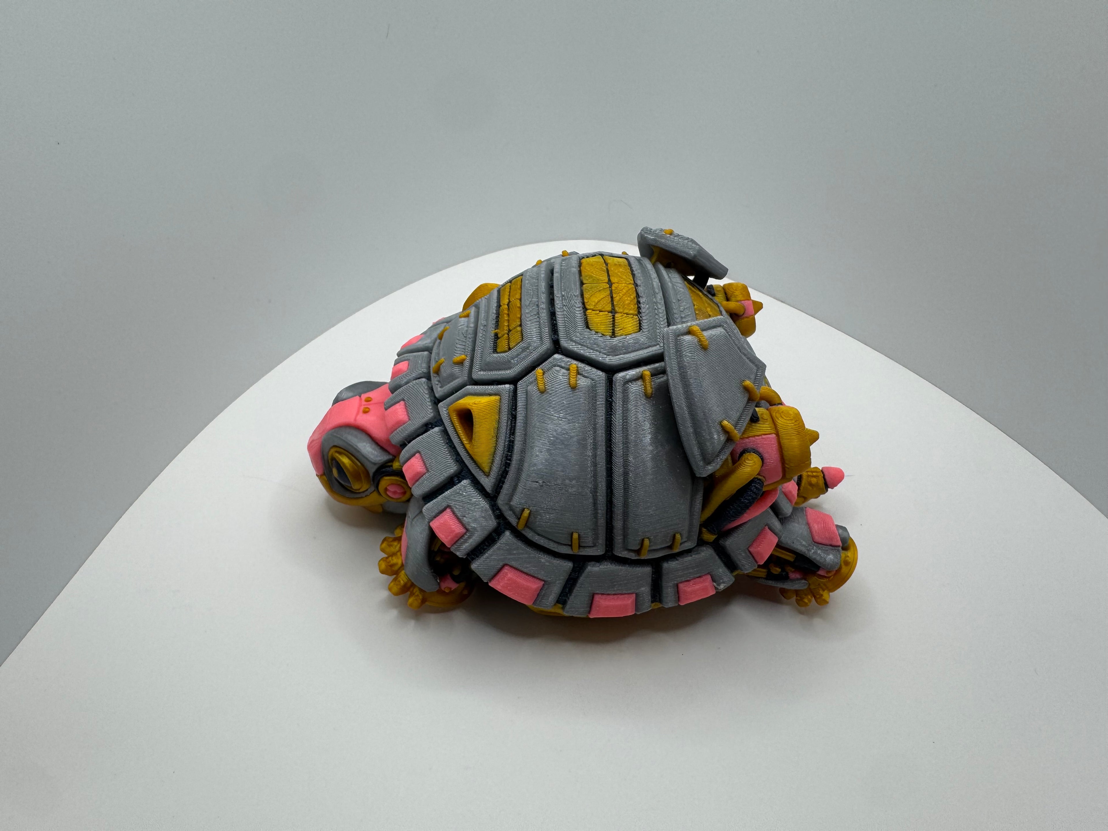 Robotic Articulared Turtle - Pink Trim