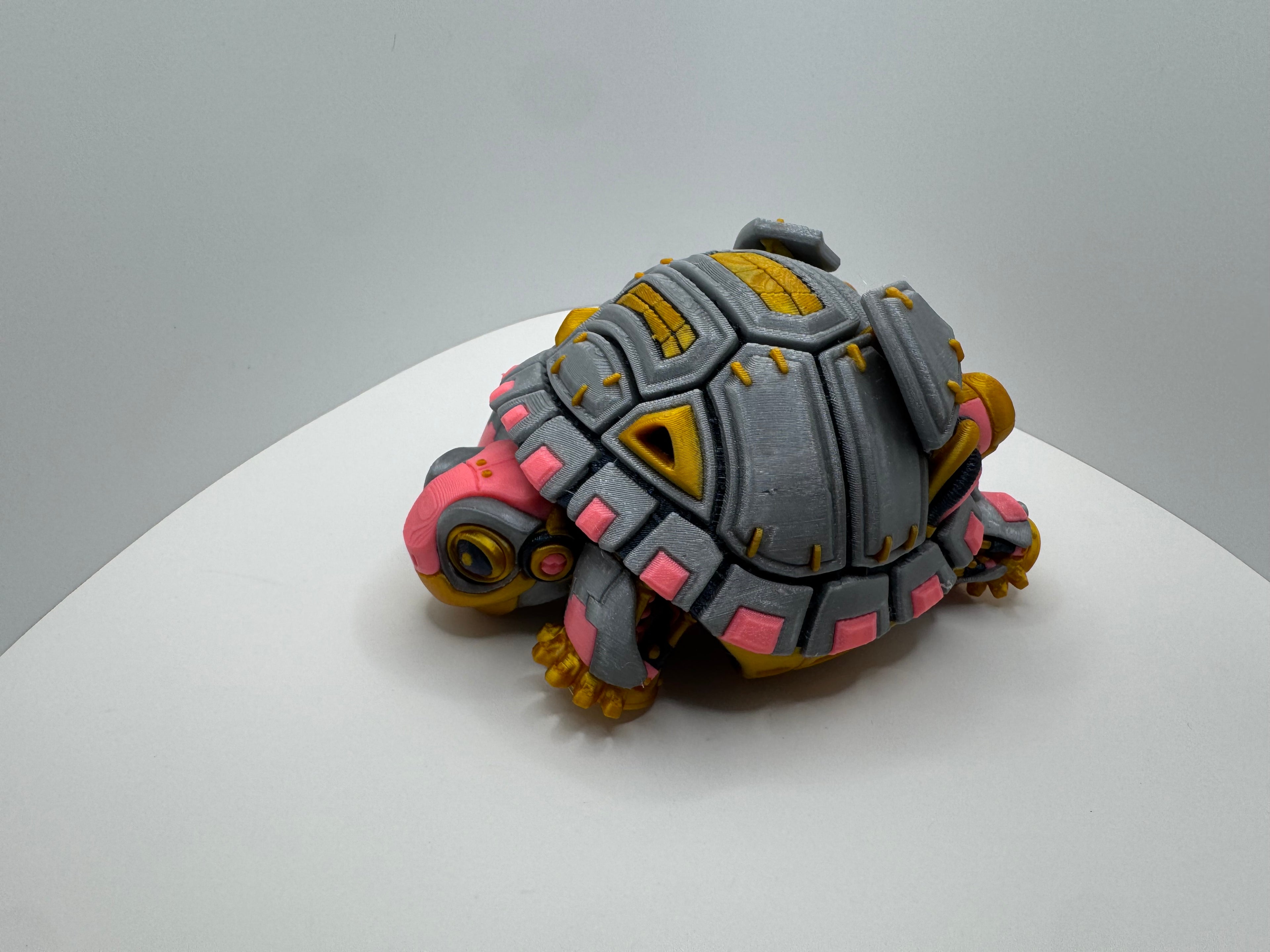 Robotic Articulared Turtle - Pink Trim