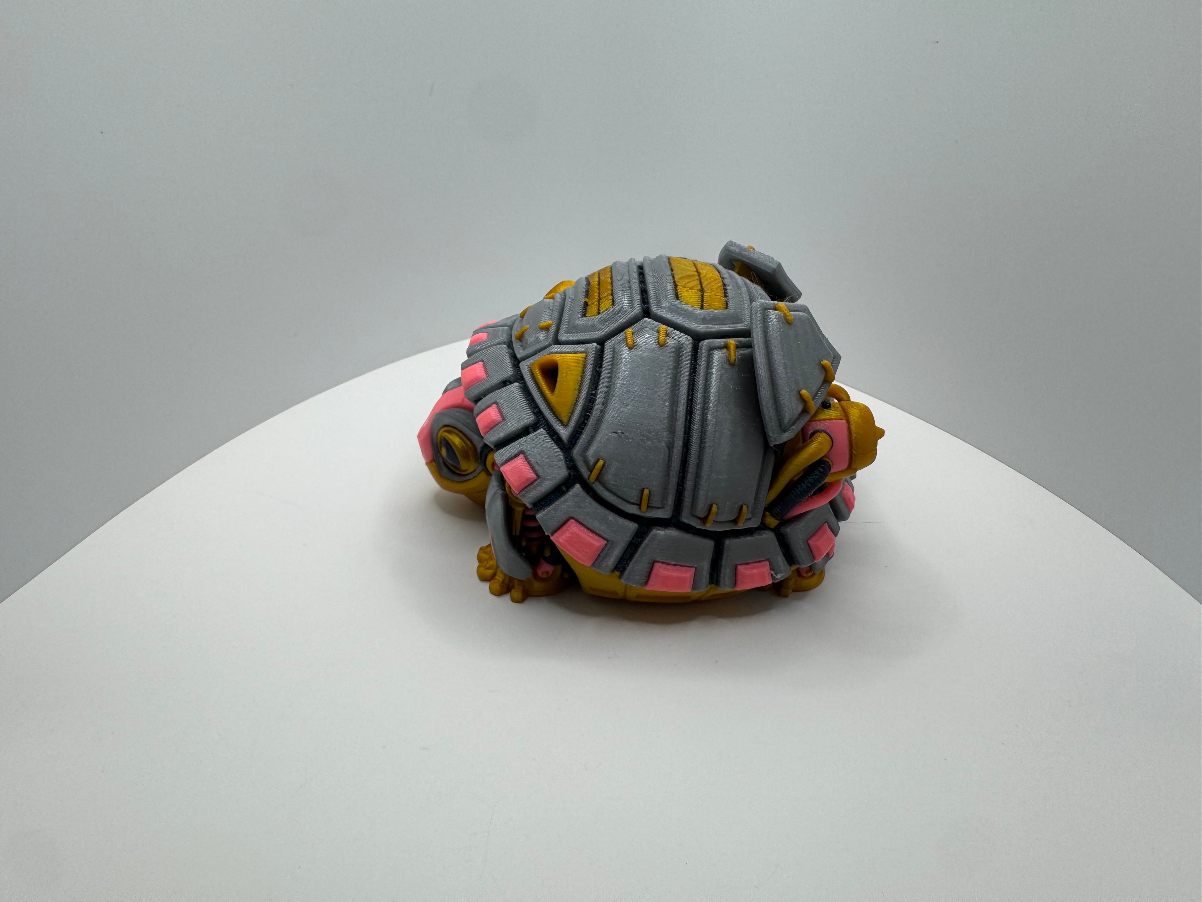 Robotic Articulared Turtle - Pink Trim