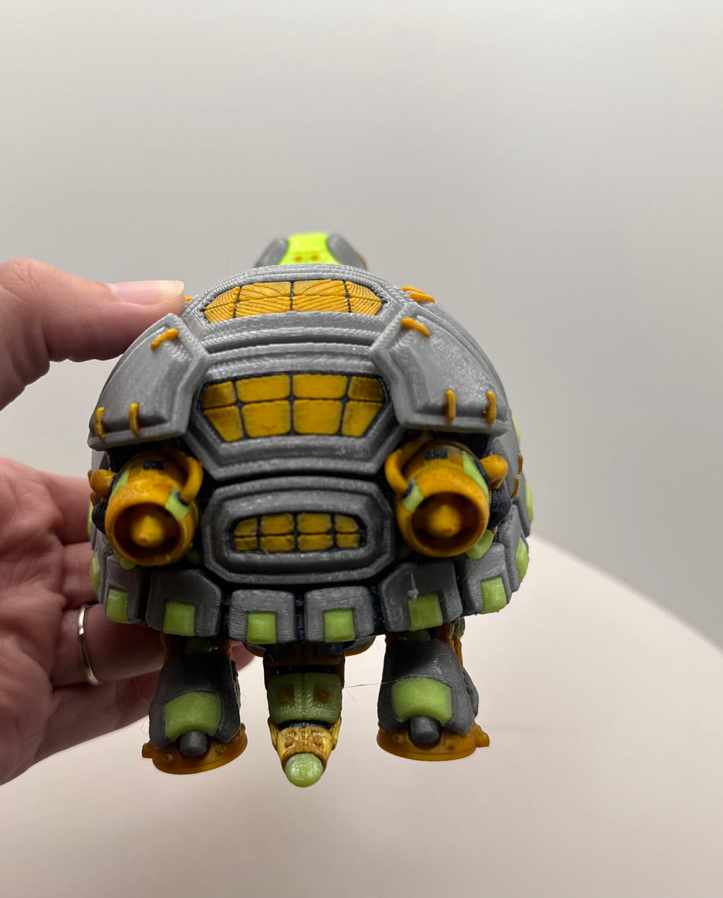 Robotic Articulated Turtle - Lime Green