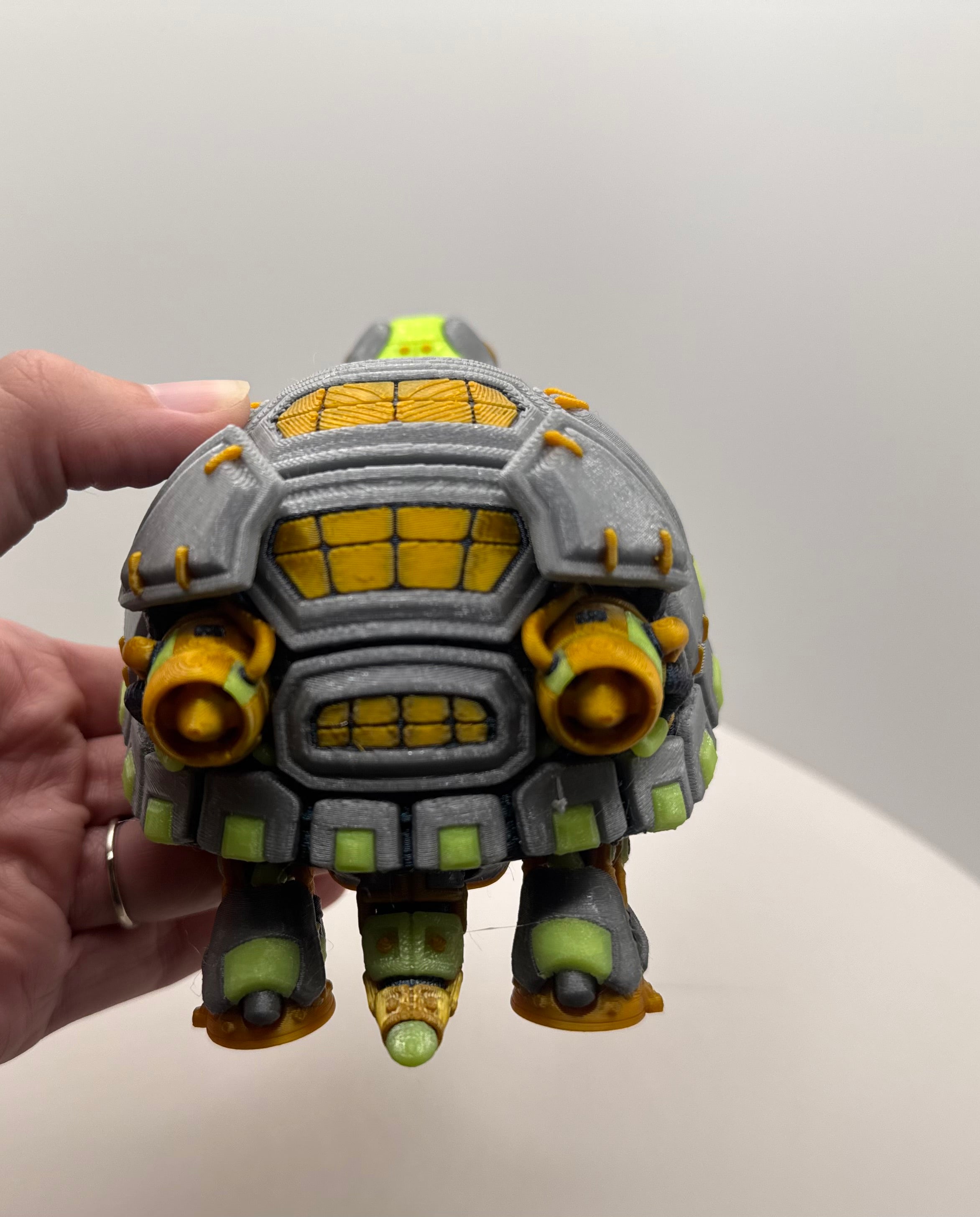 Robotic Articulated Turtle - Lime Green