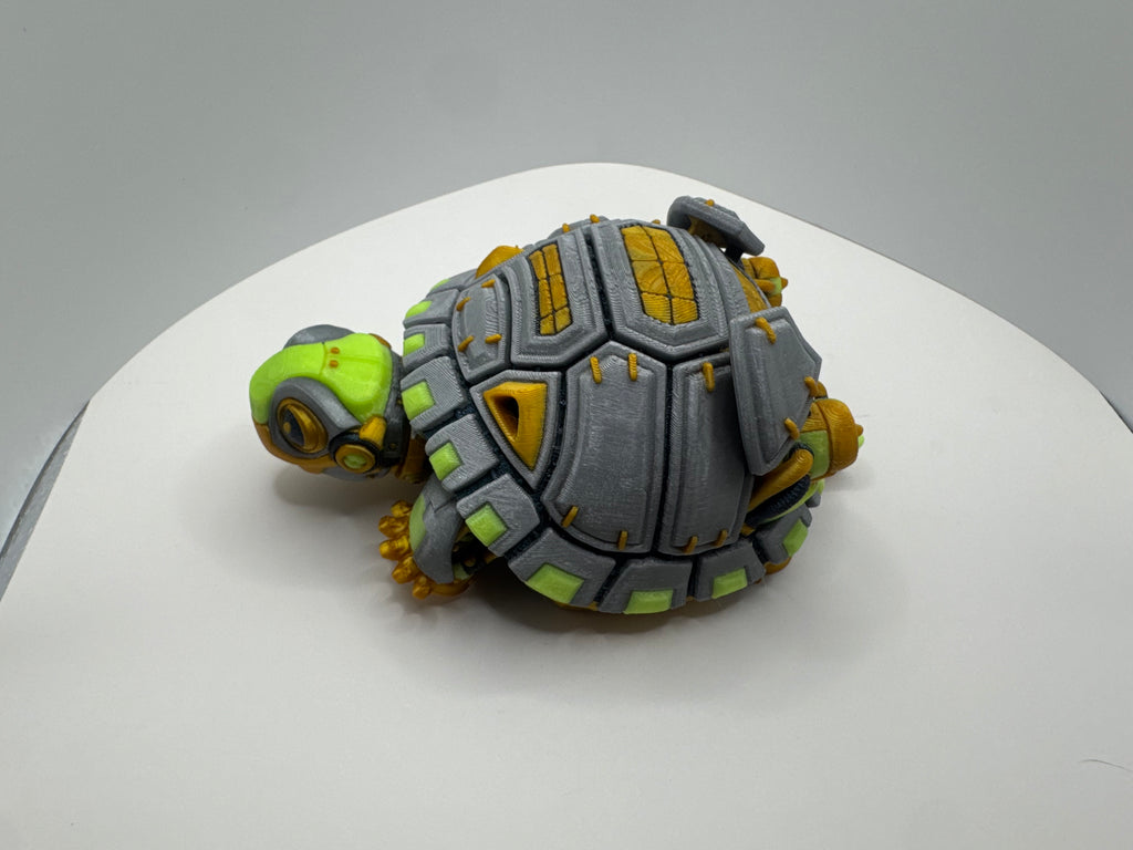 Robotic Articulated Turtle - Lime Green