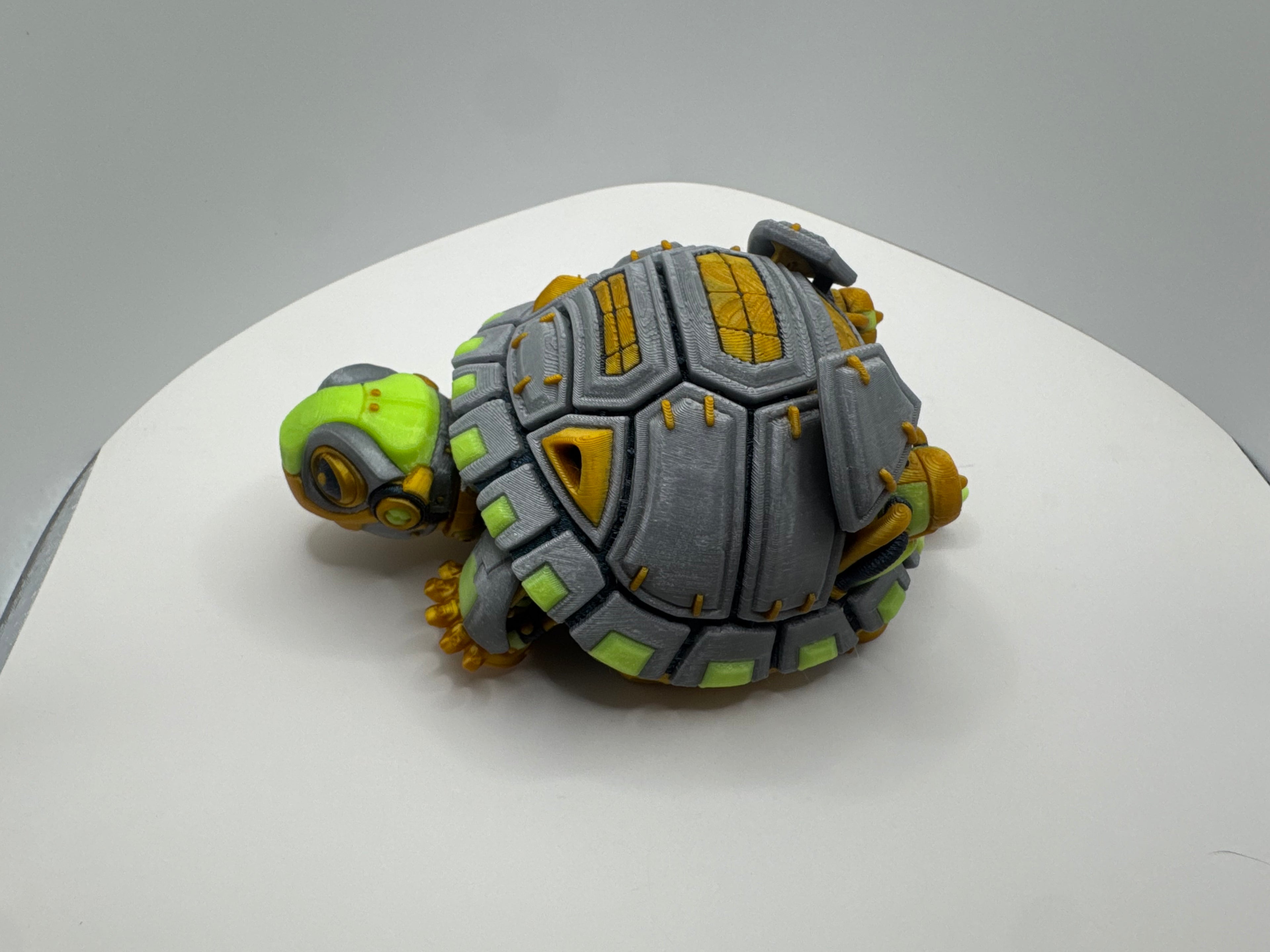 Robotic Articulated Turtle - Lime Green