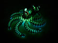Glow in the Dark Mechanical Octopus - Blue