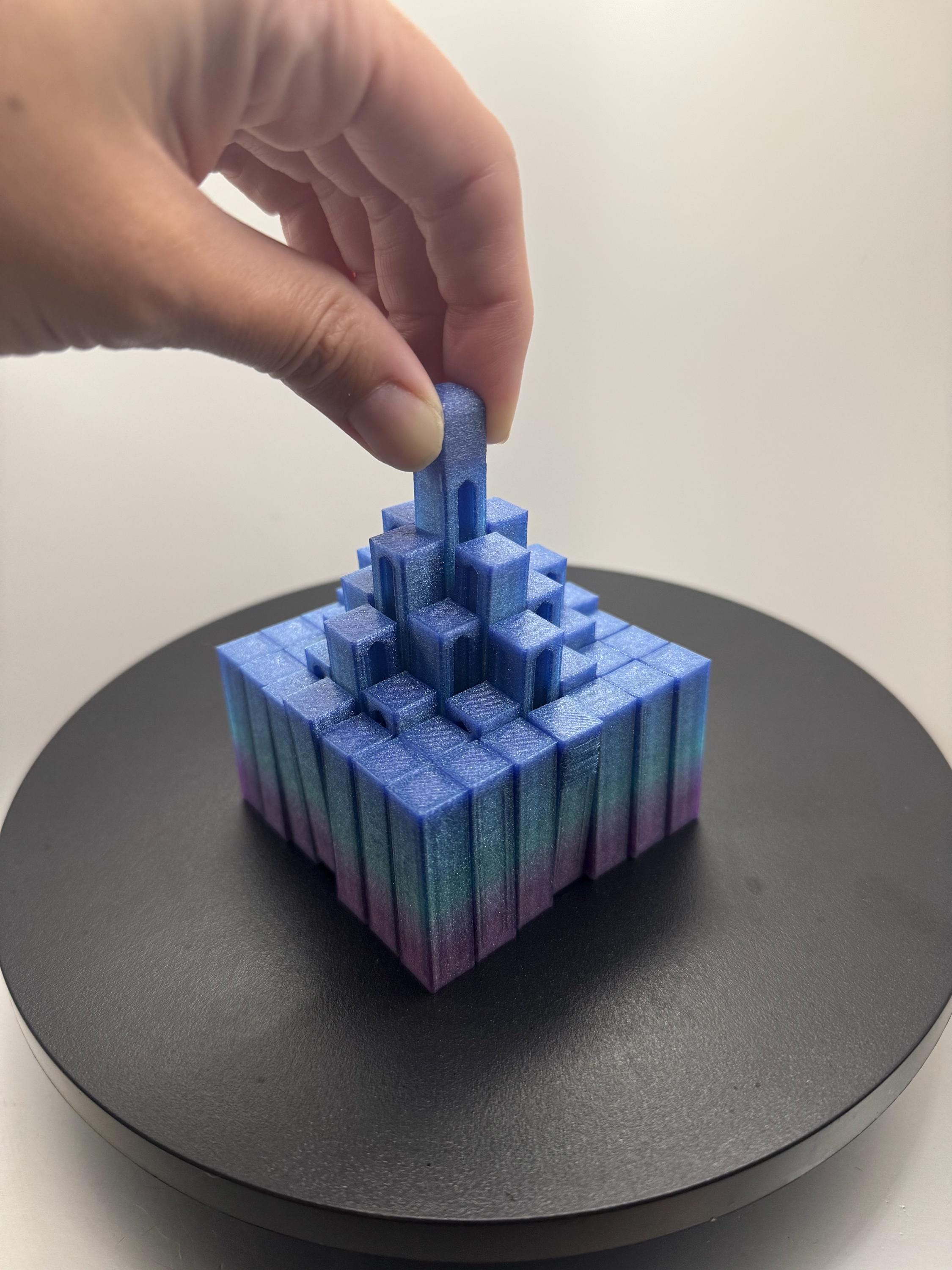 3D Printed Fidget Cube | Flexi Grid Lift Tower