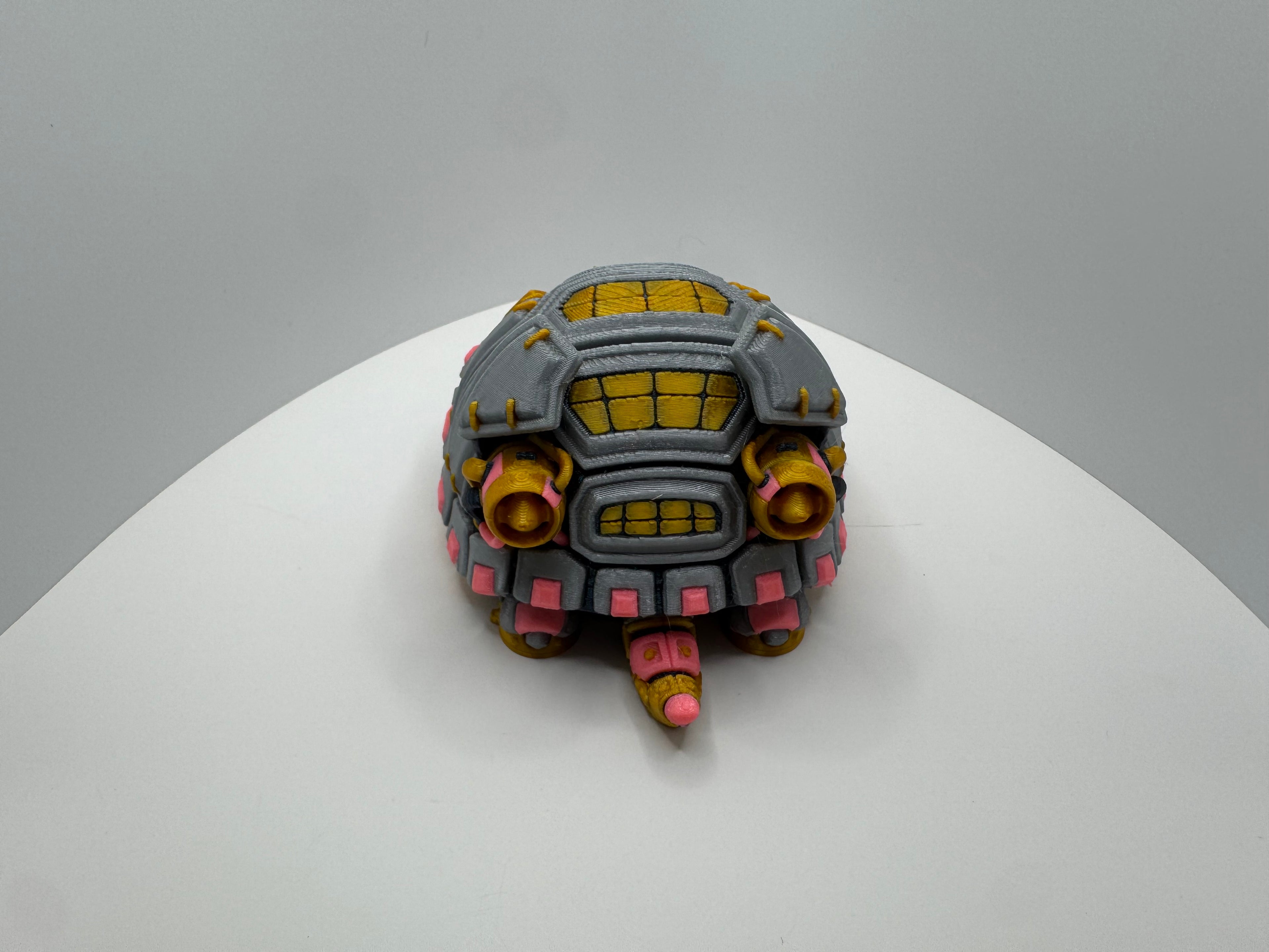 Robotic Articulared Turtle - Pink Trim