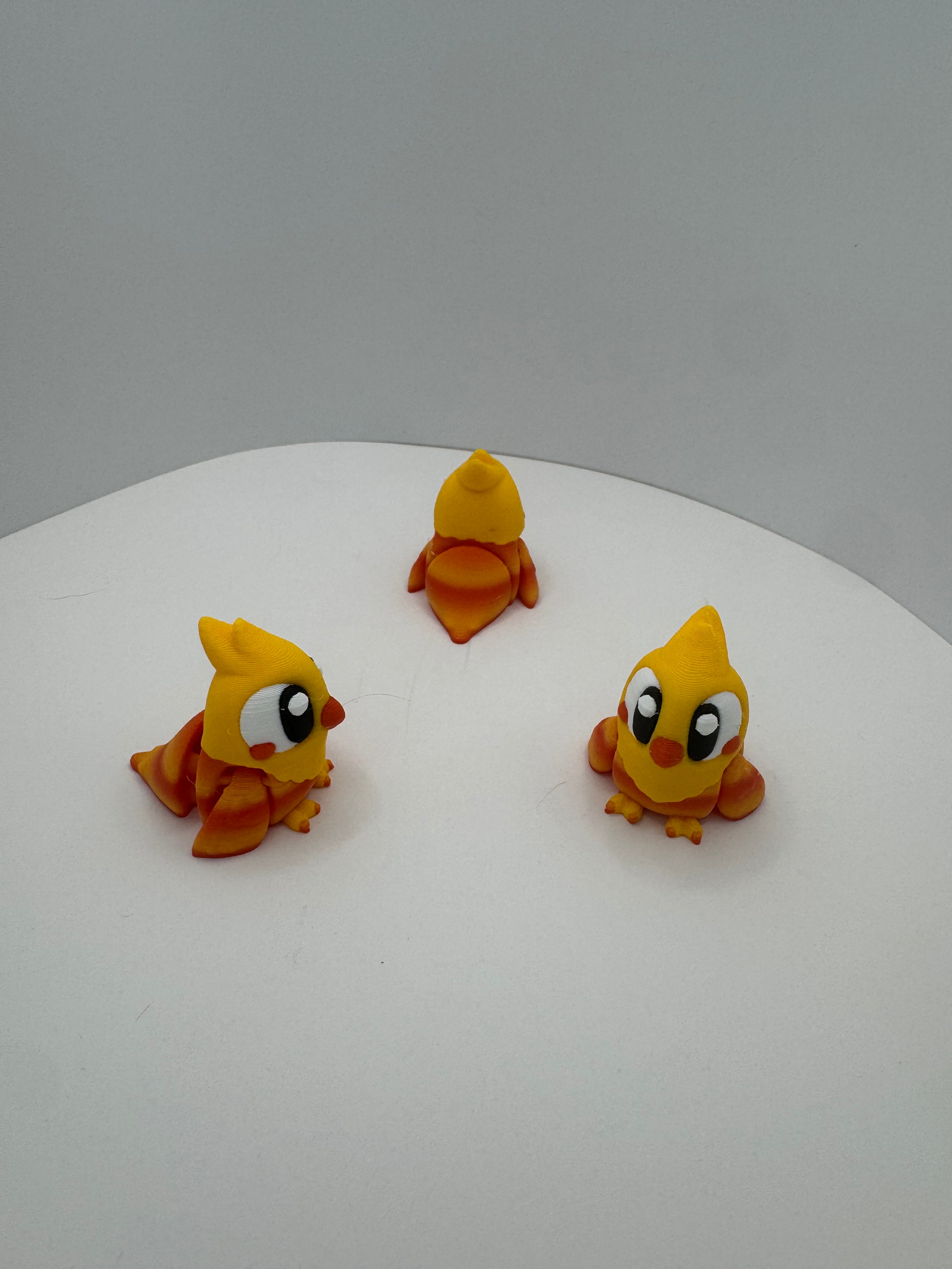 Baby Chick - 3D Printed Hatchipal Collectible Mini Animal