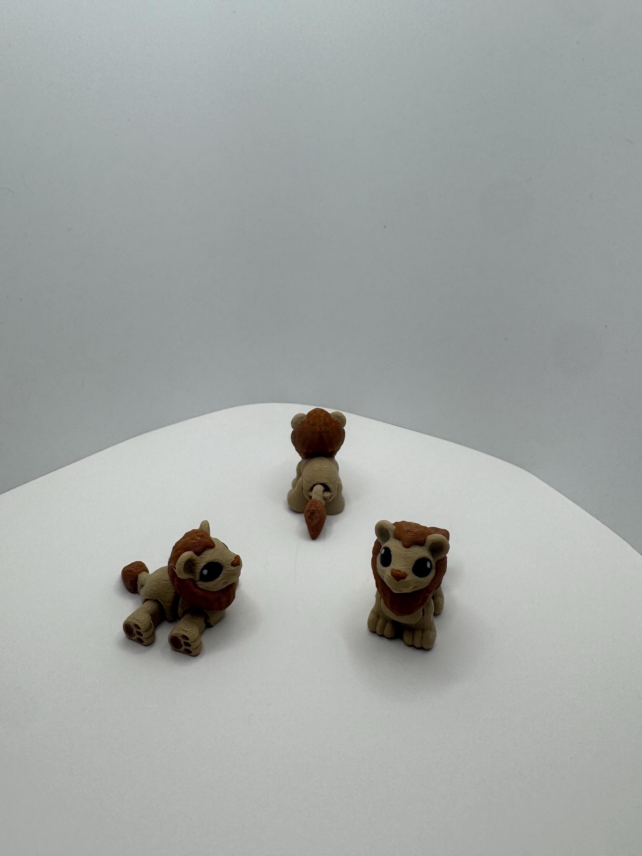 3D Printed Mini Safari Animals | Articulated Fidget & Collectible Set