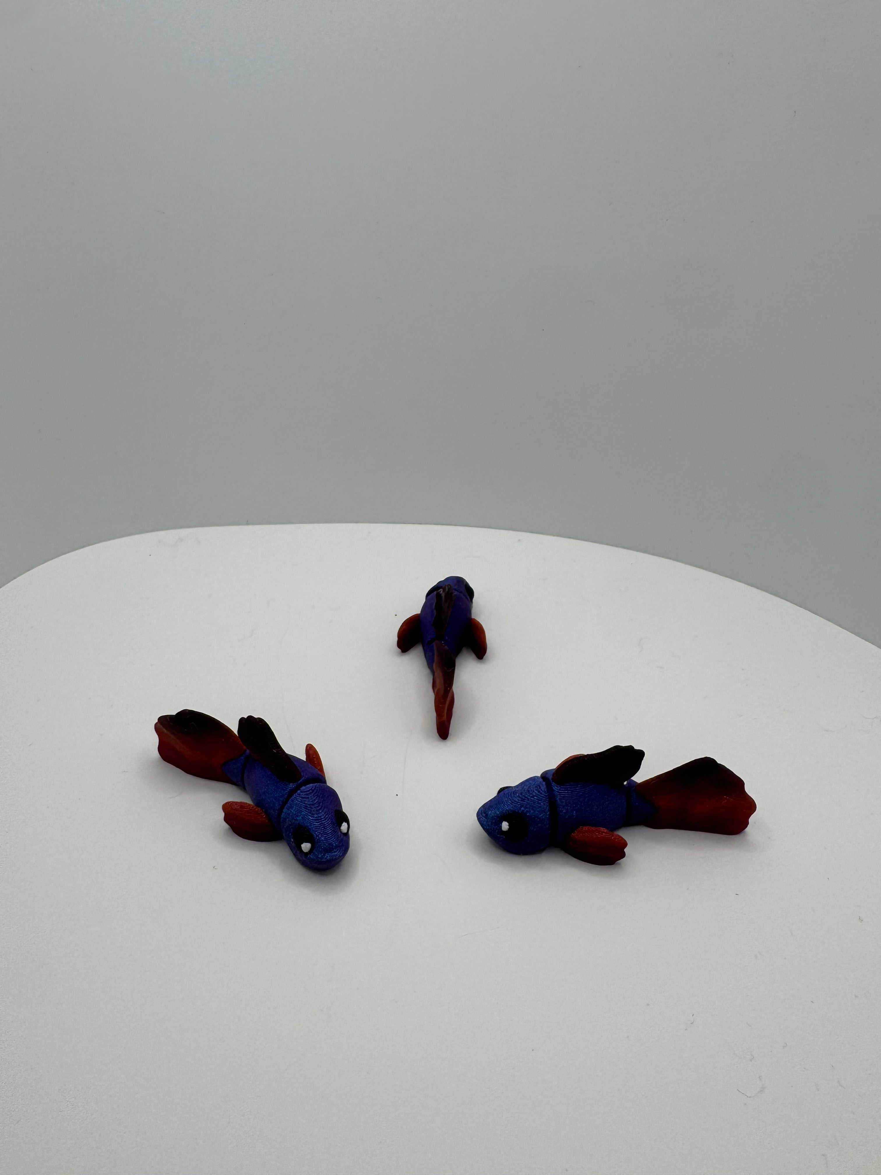 Beta Fish - 3D Printed Hatchipal Collectible Mini Animal