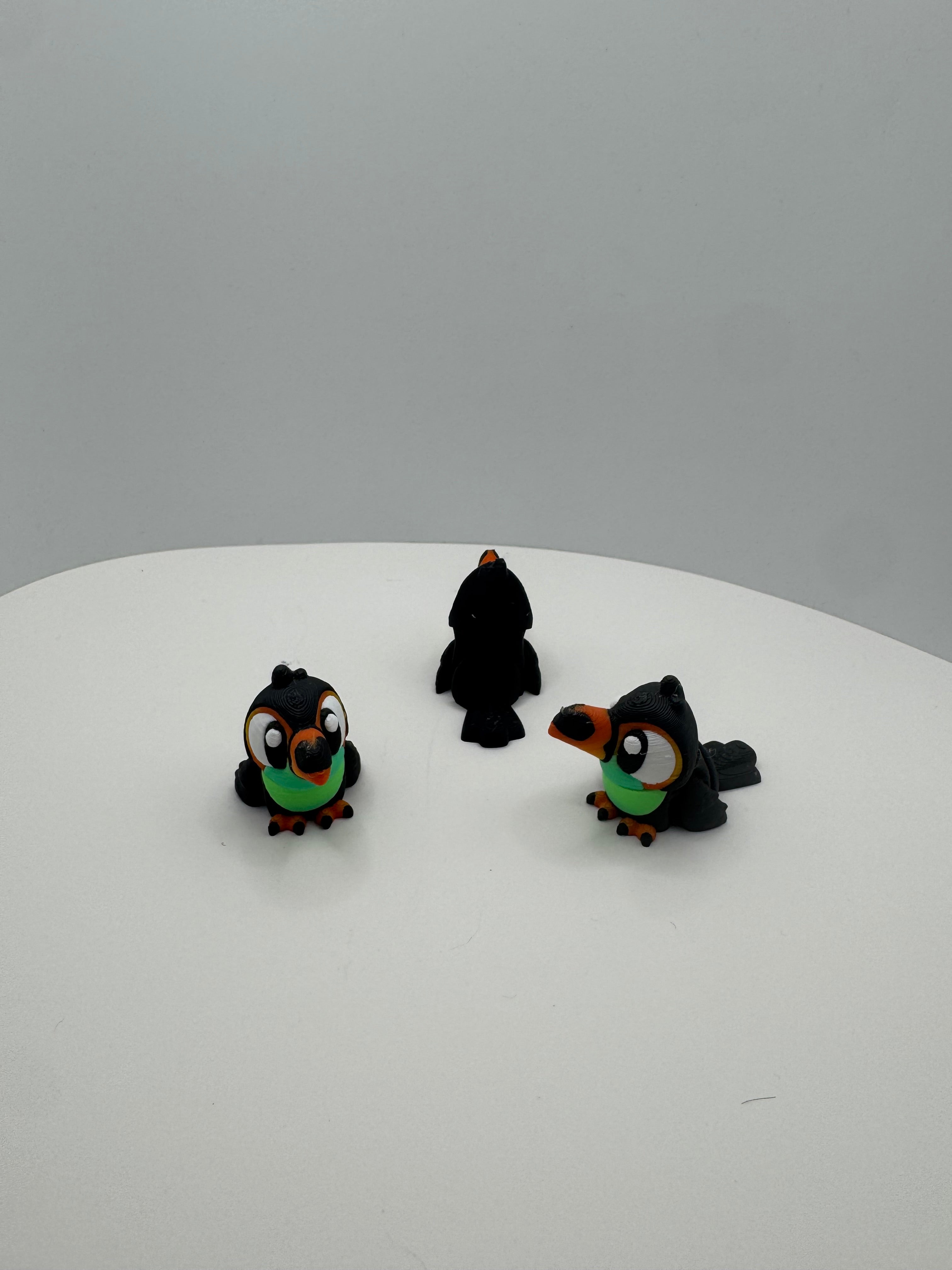 Toucan - 3D Printed Hatchipal Collectible Mini Animal