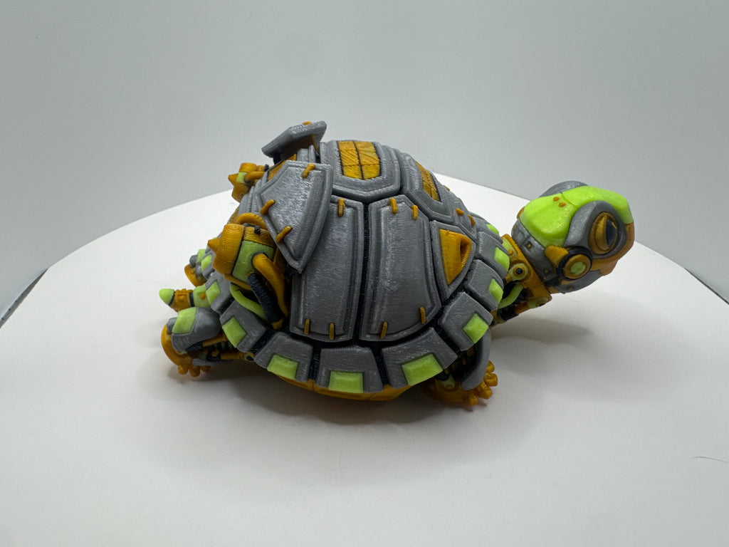 Robotic Articulated Turtle - Lime Green