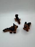 German Shepherd - 3D Printed Hatchipal Collectible Mini Animal