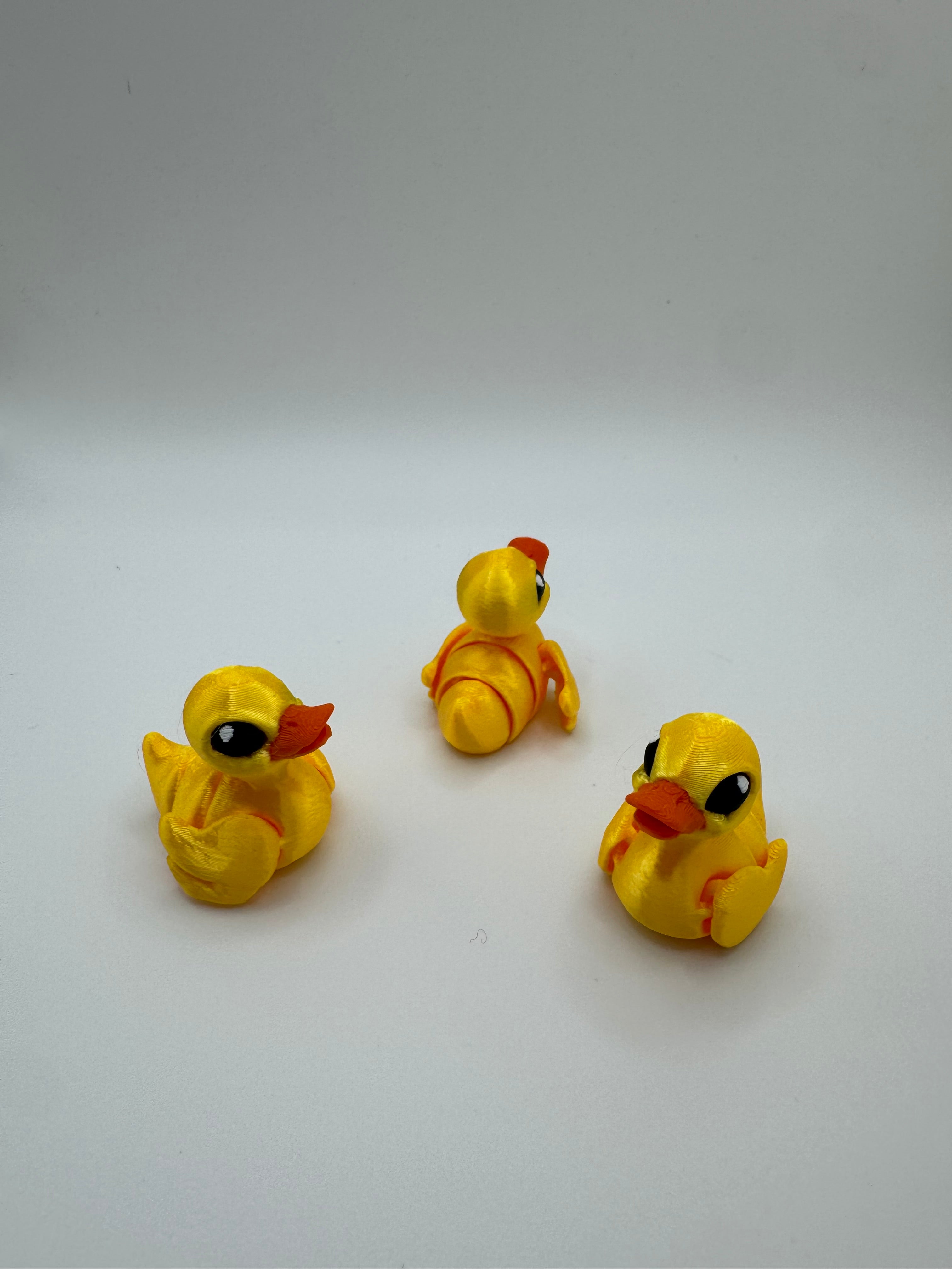 "Rubber" Ducky - 3D Printed Hatchipal Collectible Mini Animal
