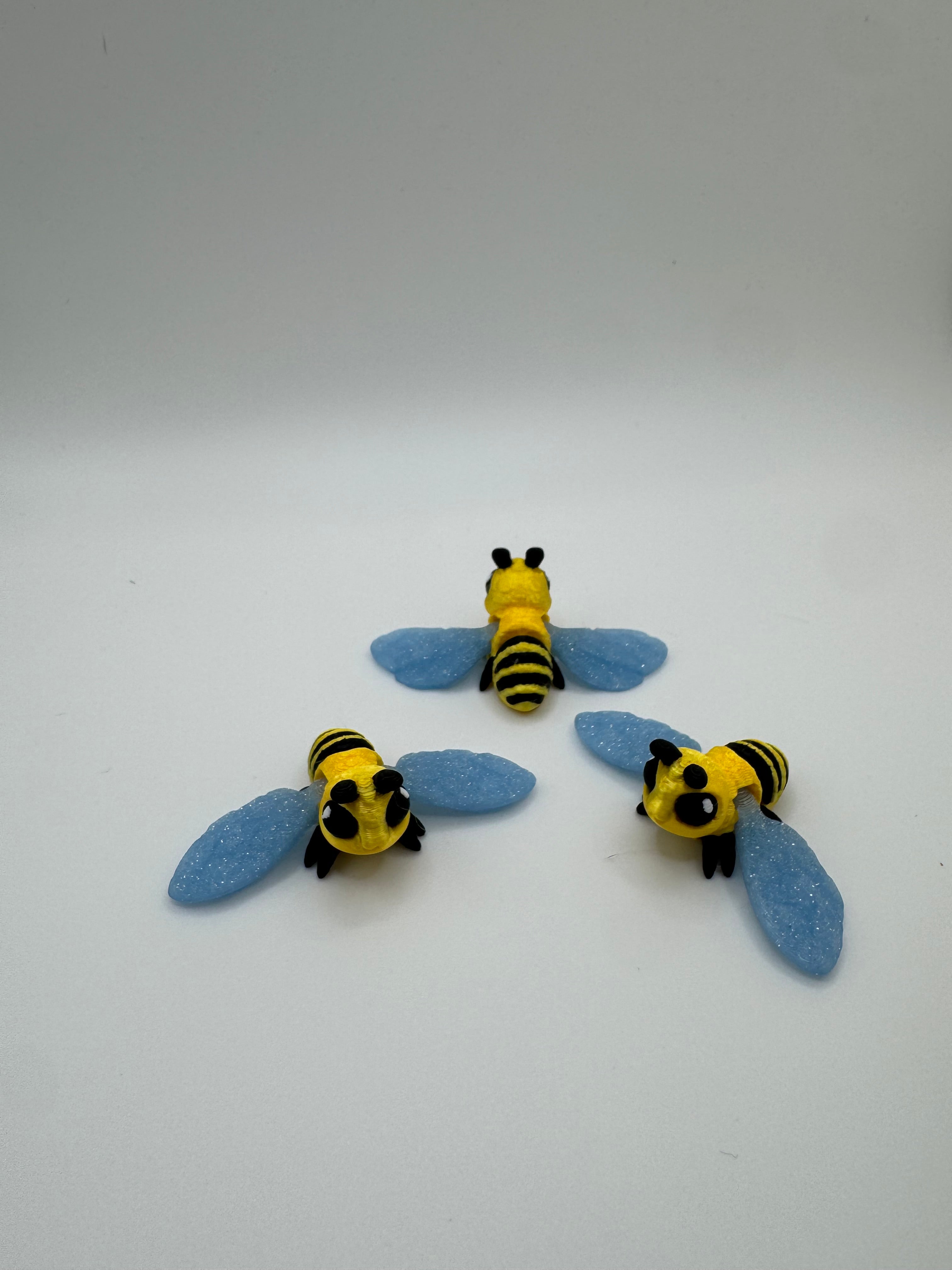 Bee - 3D Printed Hatchipal Collectible Mini Animal