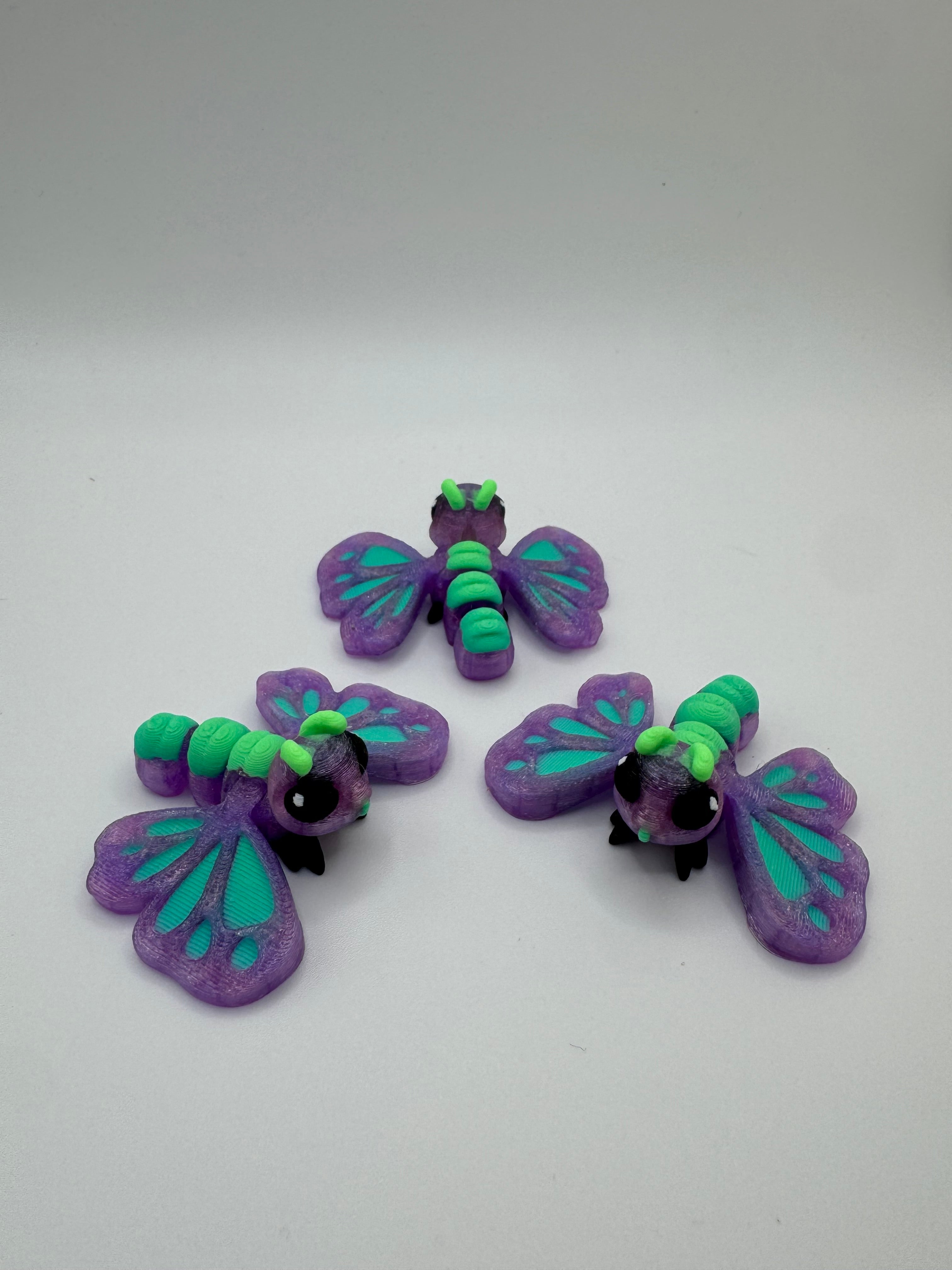 Butterfly - 3D Printed Hatchipal Collectible Mini Animal