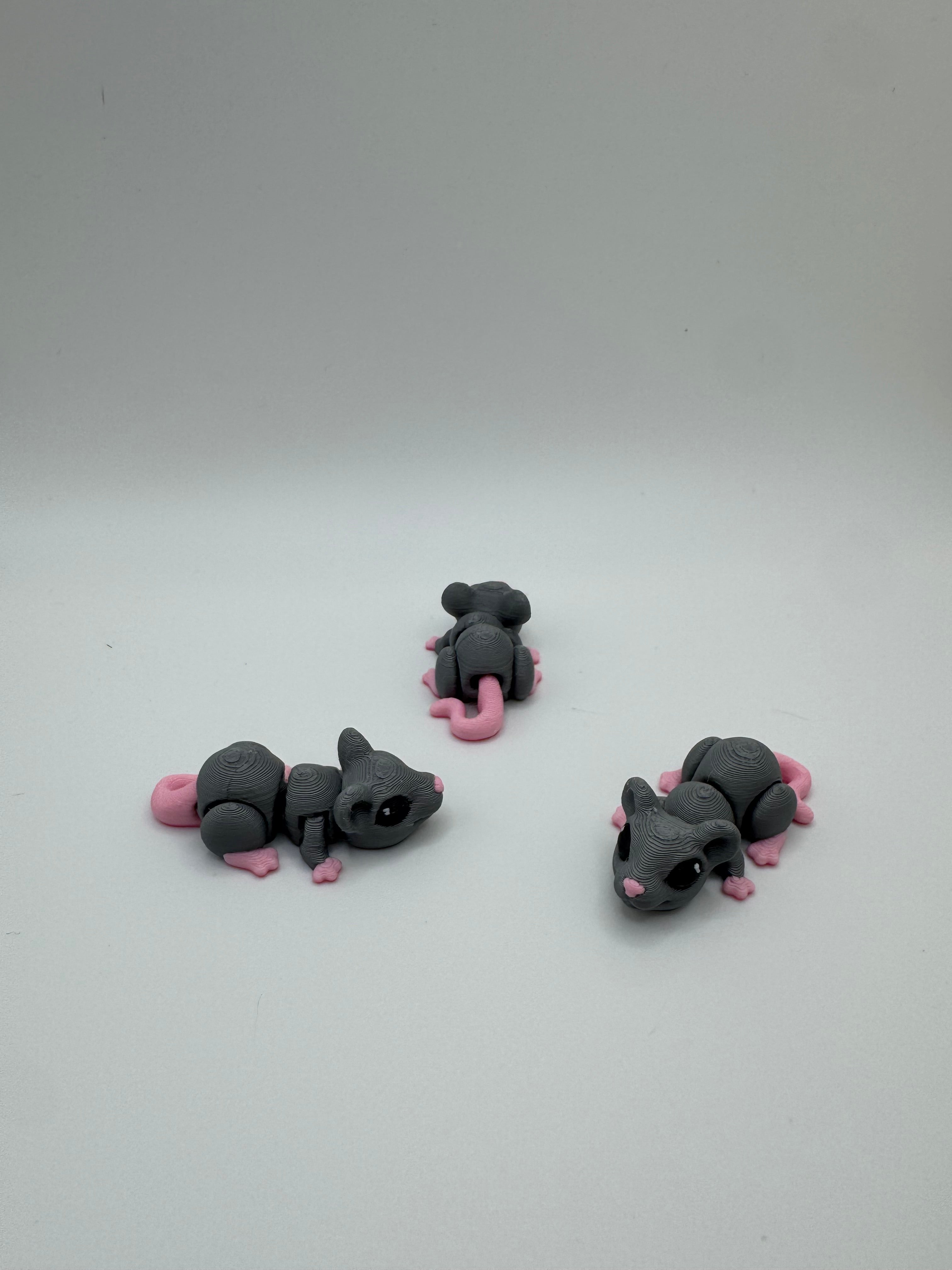 Rat - 3D Printed Hatchipal Collectible Mini Animal