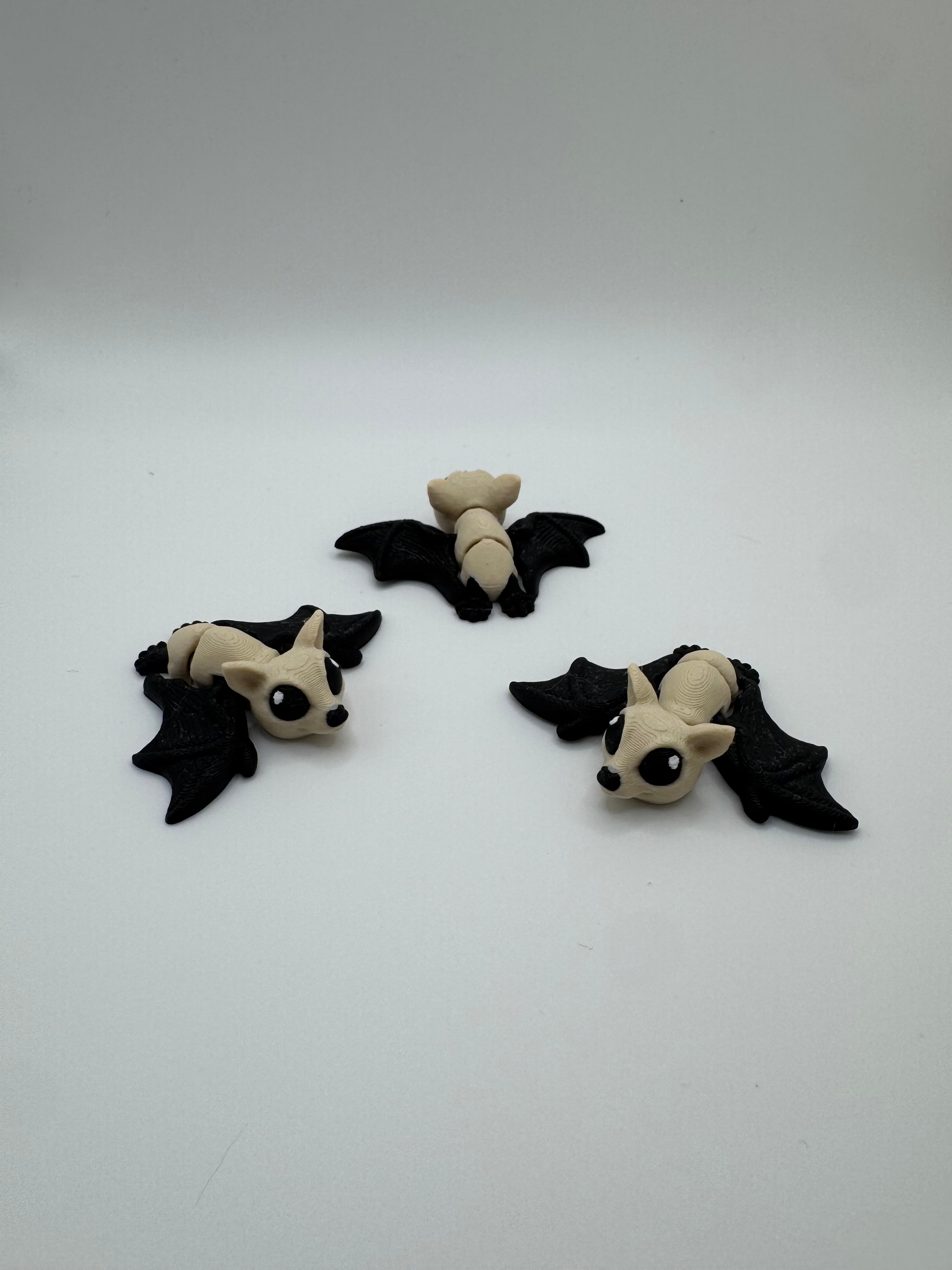 Bat - 3D Printed Hatchipal Collectible Mini Animal