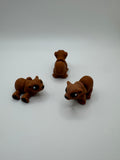 Bear - 3D Printed Hatchipal Collectible Mini Animal