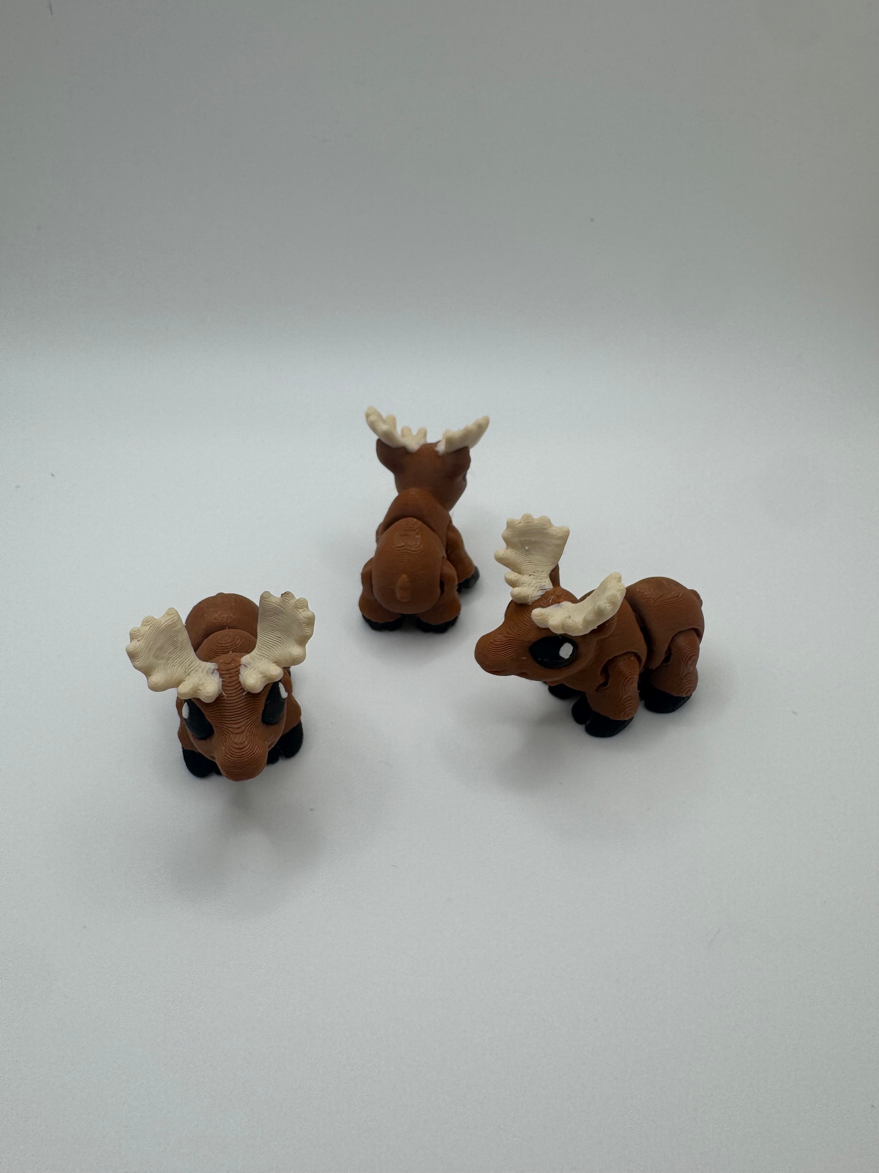 Moose - 3D Printed Hatchipal Collectible Mini Animal