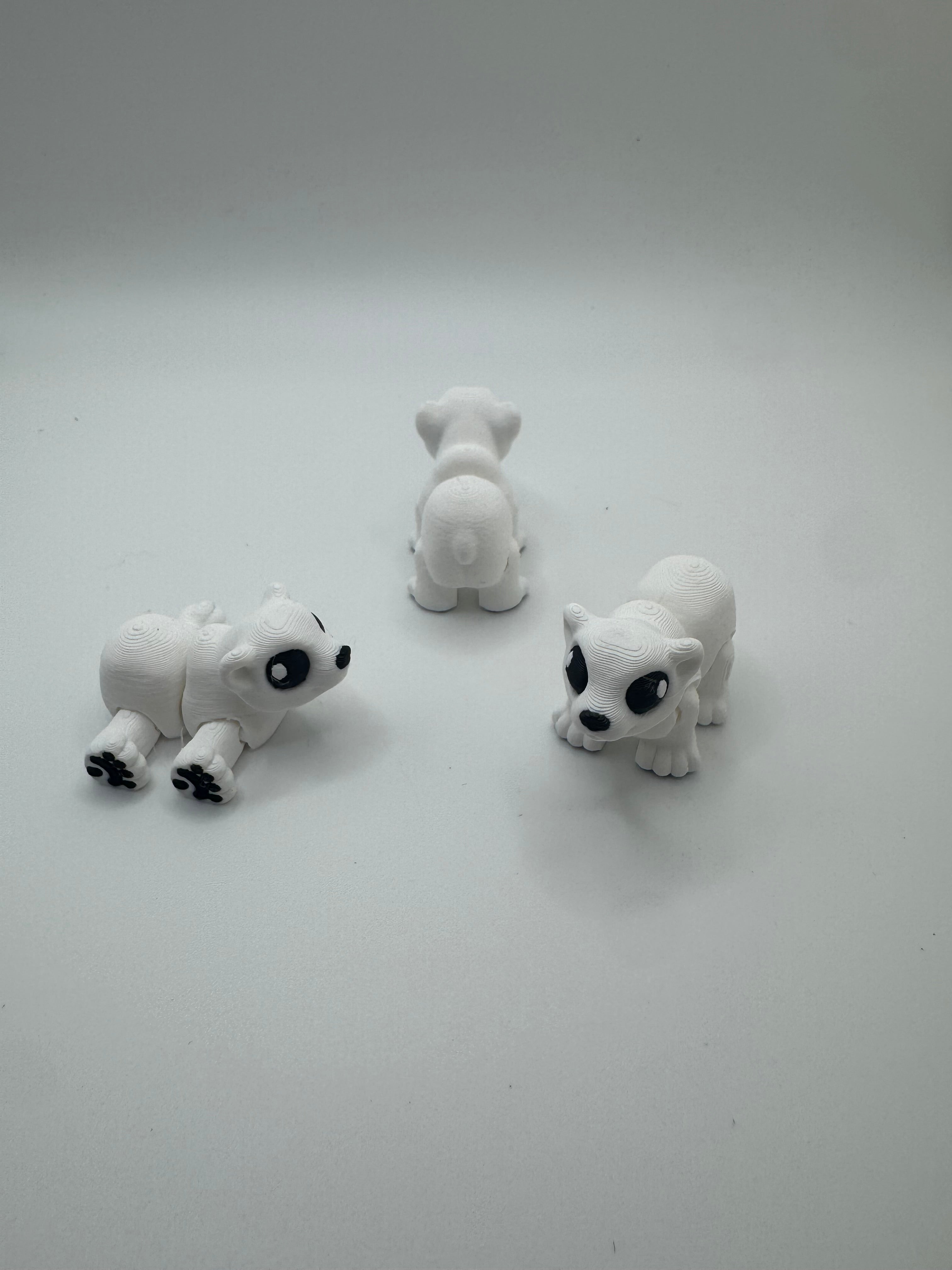 Polar Bear - 3D Printed Hatchipal Collectible Mini Animal