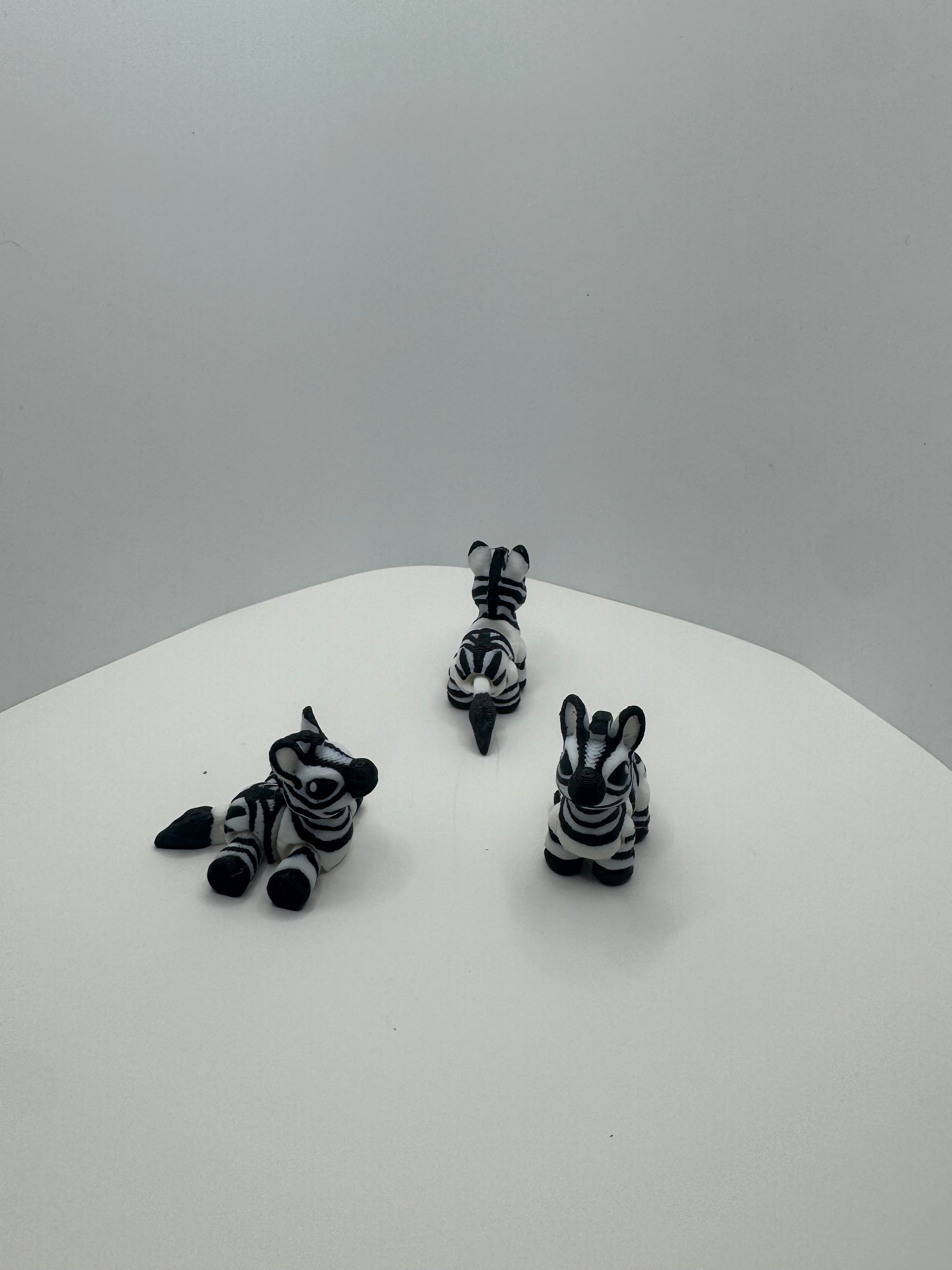 Zebra - 3D Printed Hatchipal Collectible Mini Animal