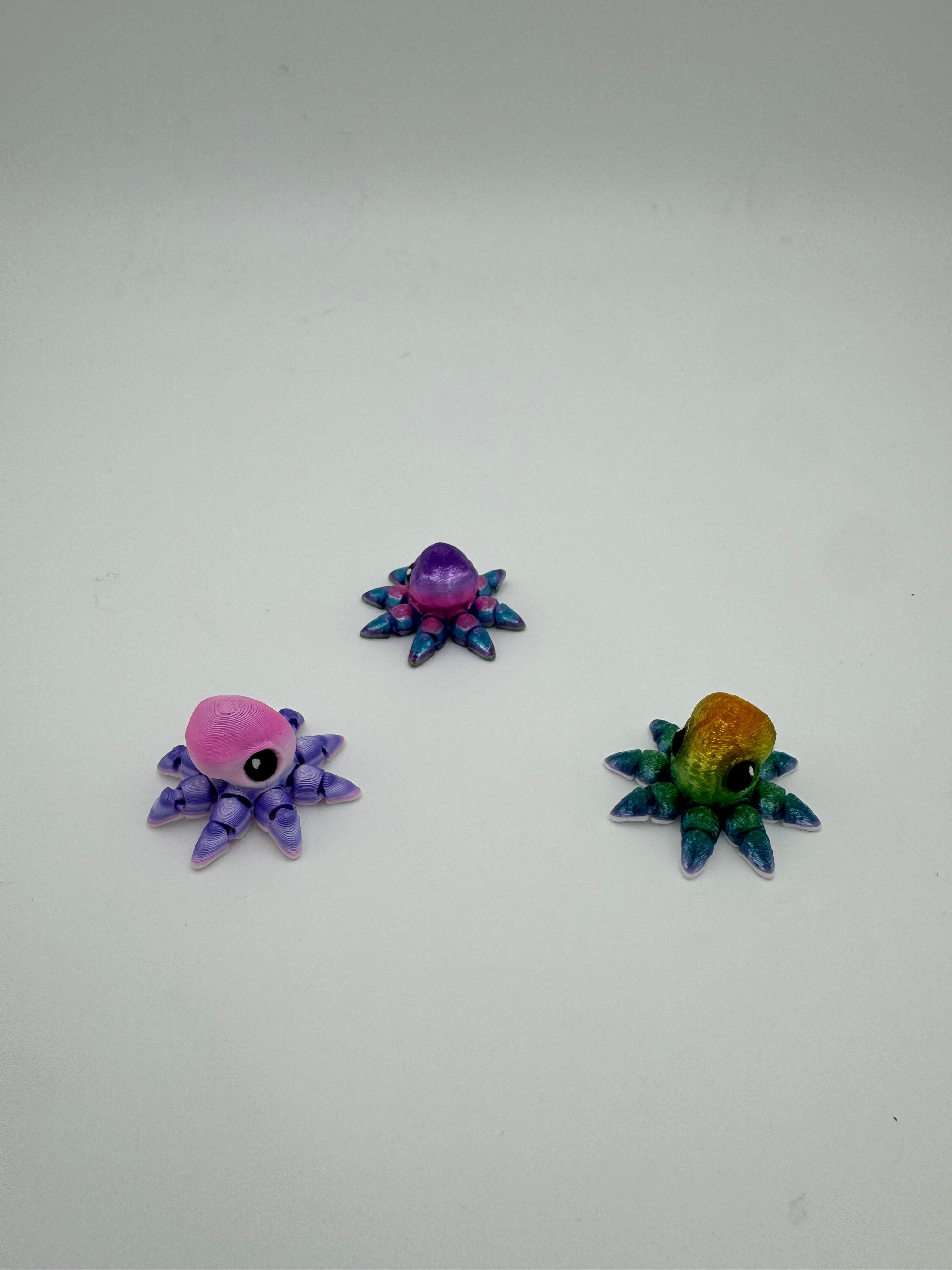 Octopus - 3D Printed Hatchipal Collectible Mini Animal