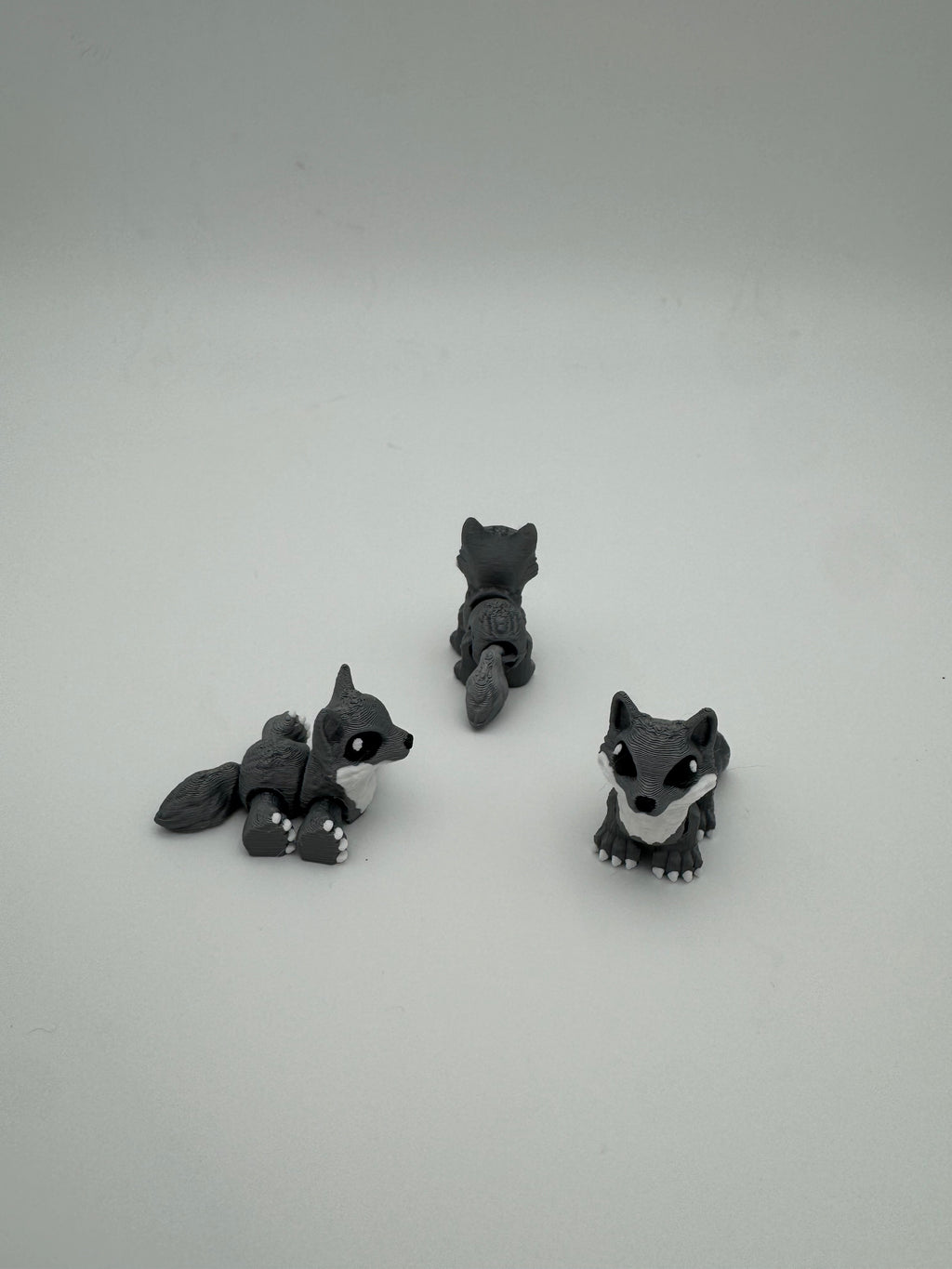 Wolf - 3D Printed Hatchipal Collectible Mini Animal