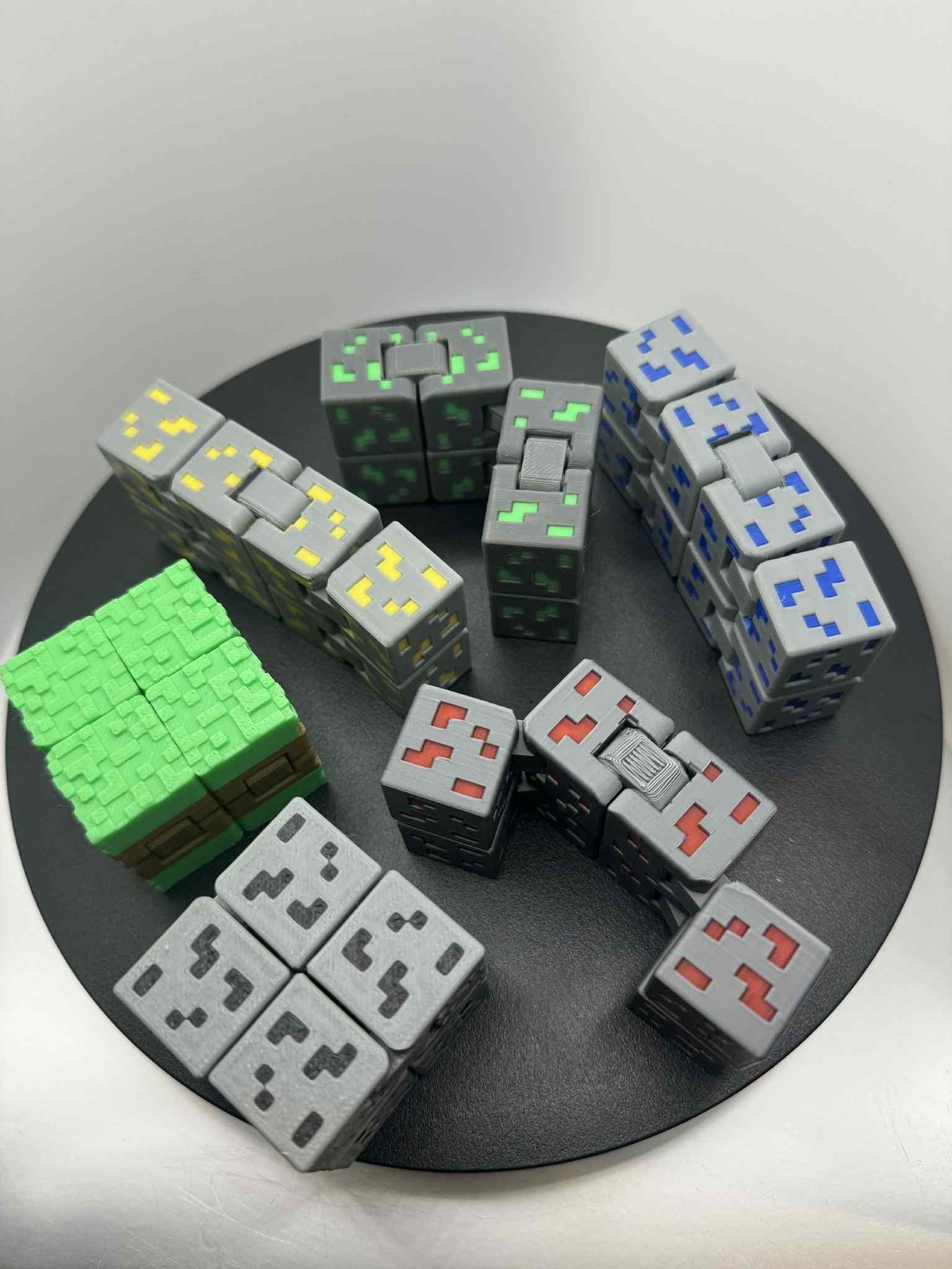 Minecraft-Inspired Fidget Blocks