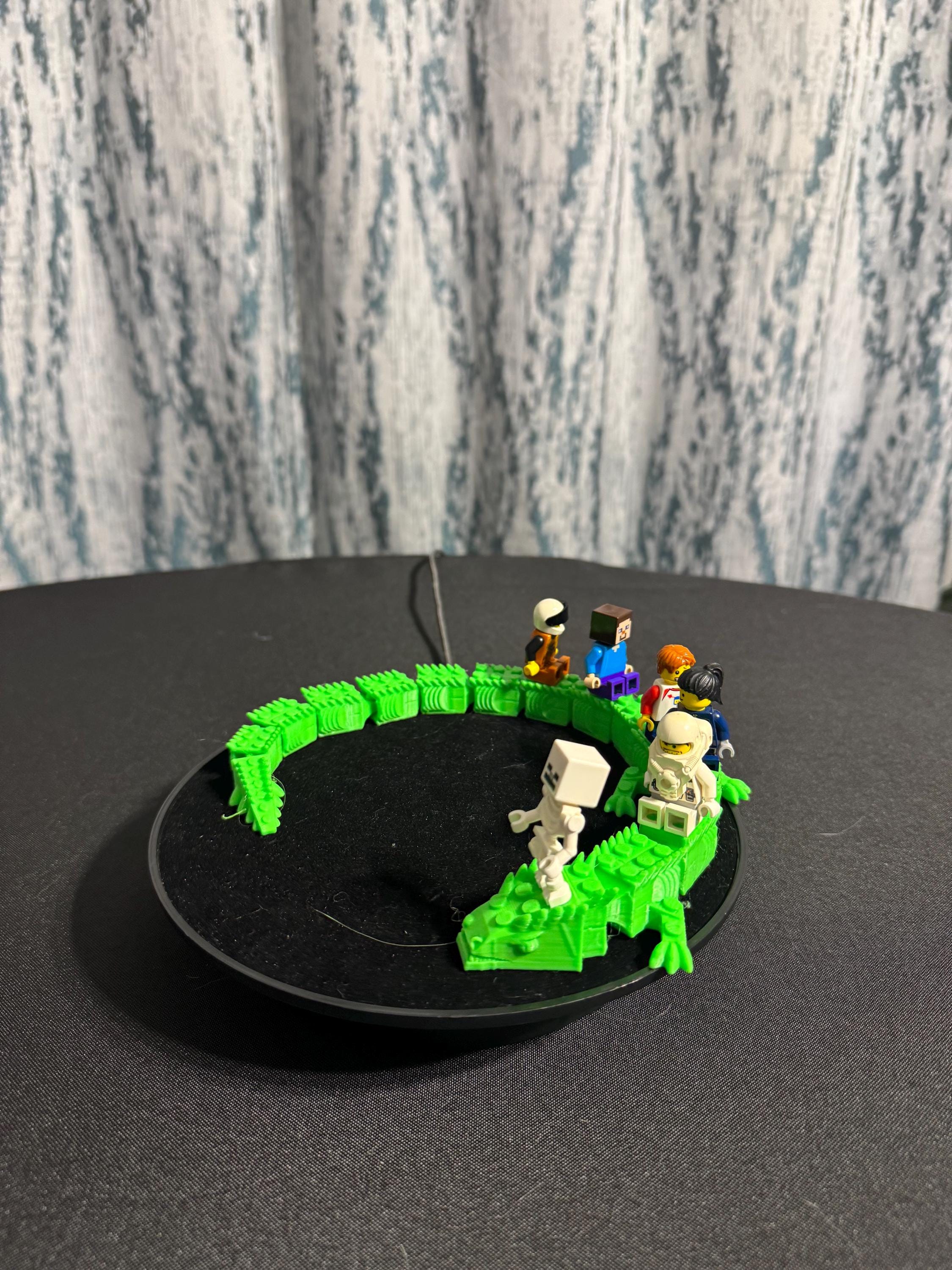 Rideable 3D Printed Dragon compatible with Lego Minifigures