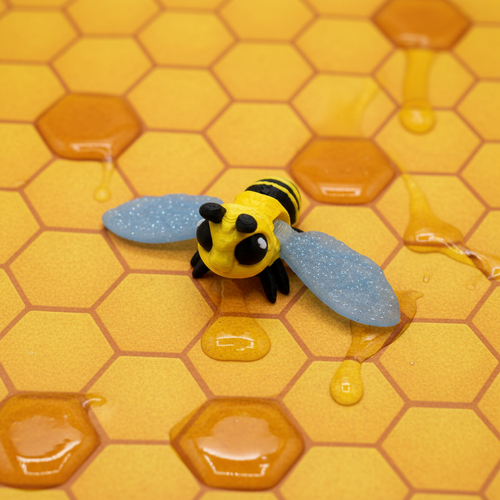 Bee on Honeycomb