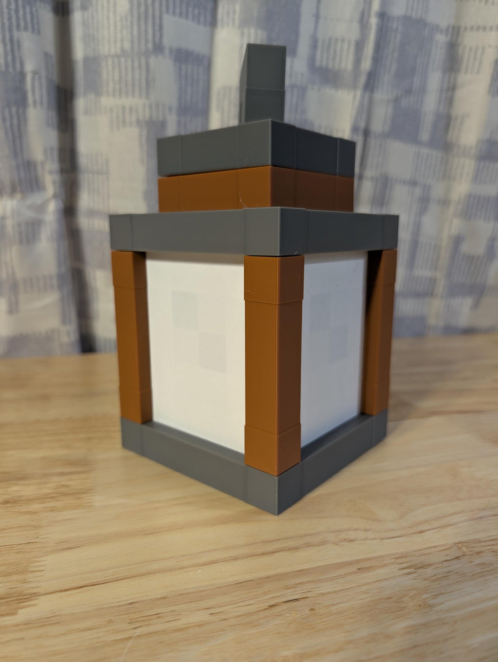 Minecraft Inspired Lantern Night Light | Pixel Block Lamp
