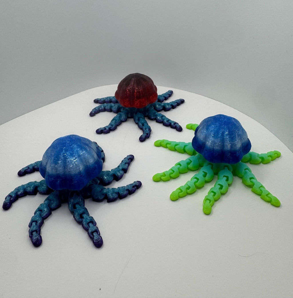 Articulated Jellyfish Fidget Clicker
