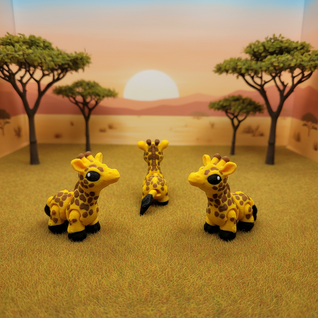 Giraffe on Savanna