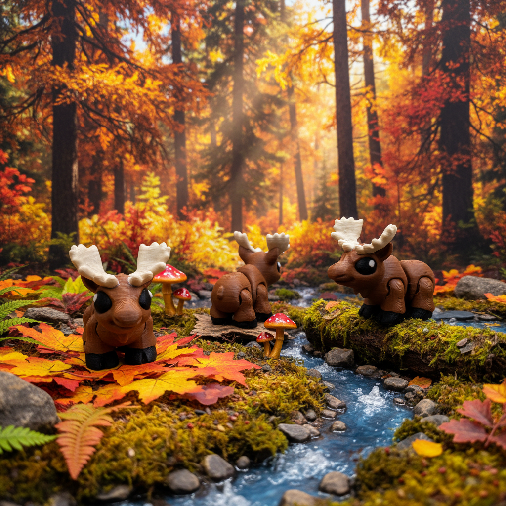 Moose in Forest
