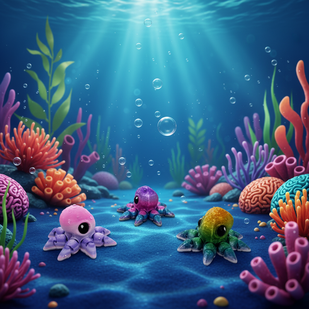 Octopus in Ocean