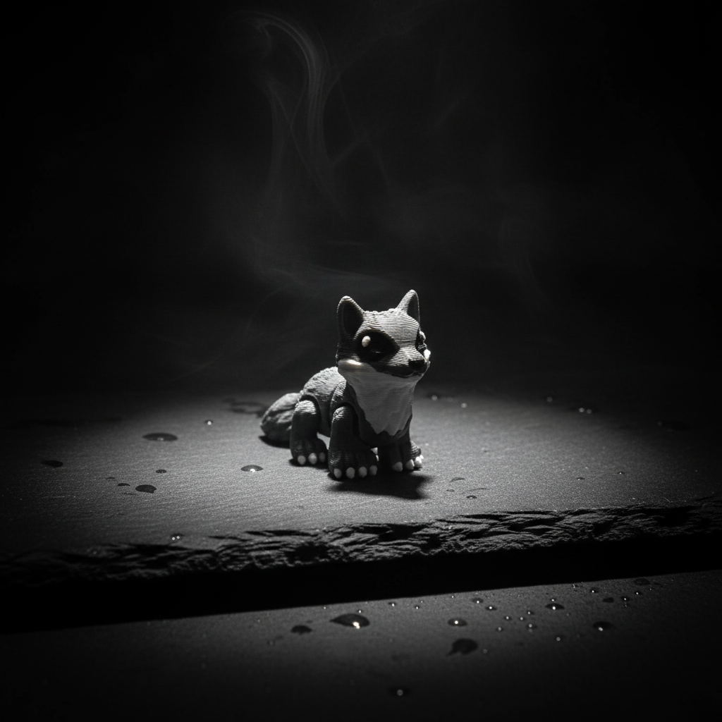 Wolf on Dark Slate